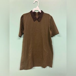 Dress with back zipper warm wear for winter product from oversea